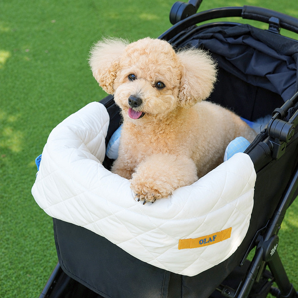 Snoopy & Olaf All-in-One Dual-Sided Stroller Cushion + Comforter (Cooling & All-Season)