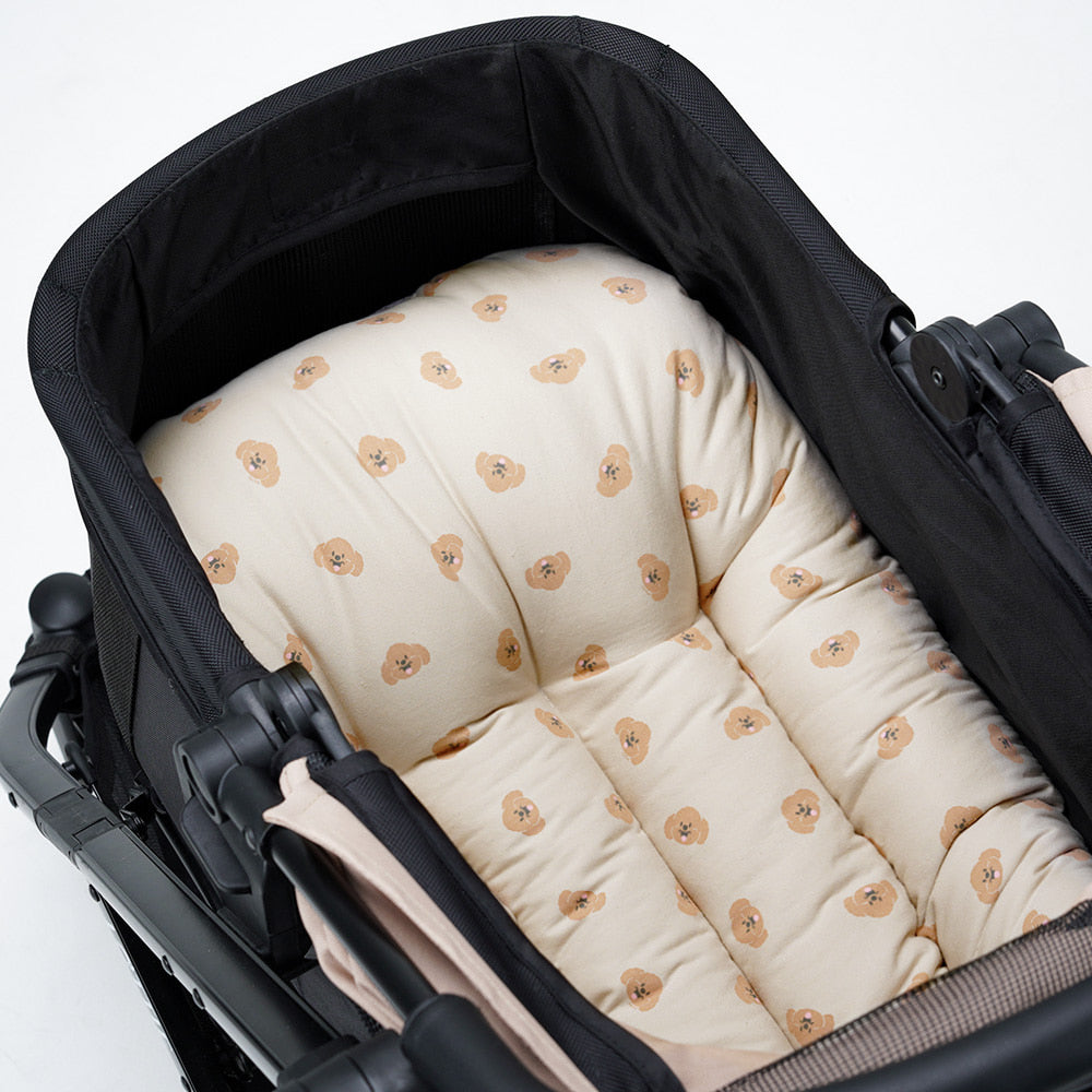 Pet Stroller Cushion (Poodle Beige) – PAW-EVER