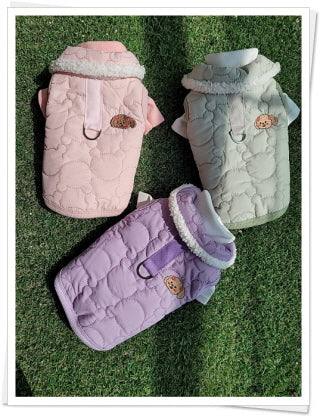 Poodle Quilted Vest Jacket