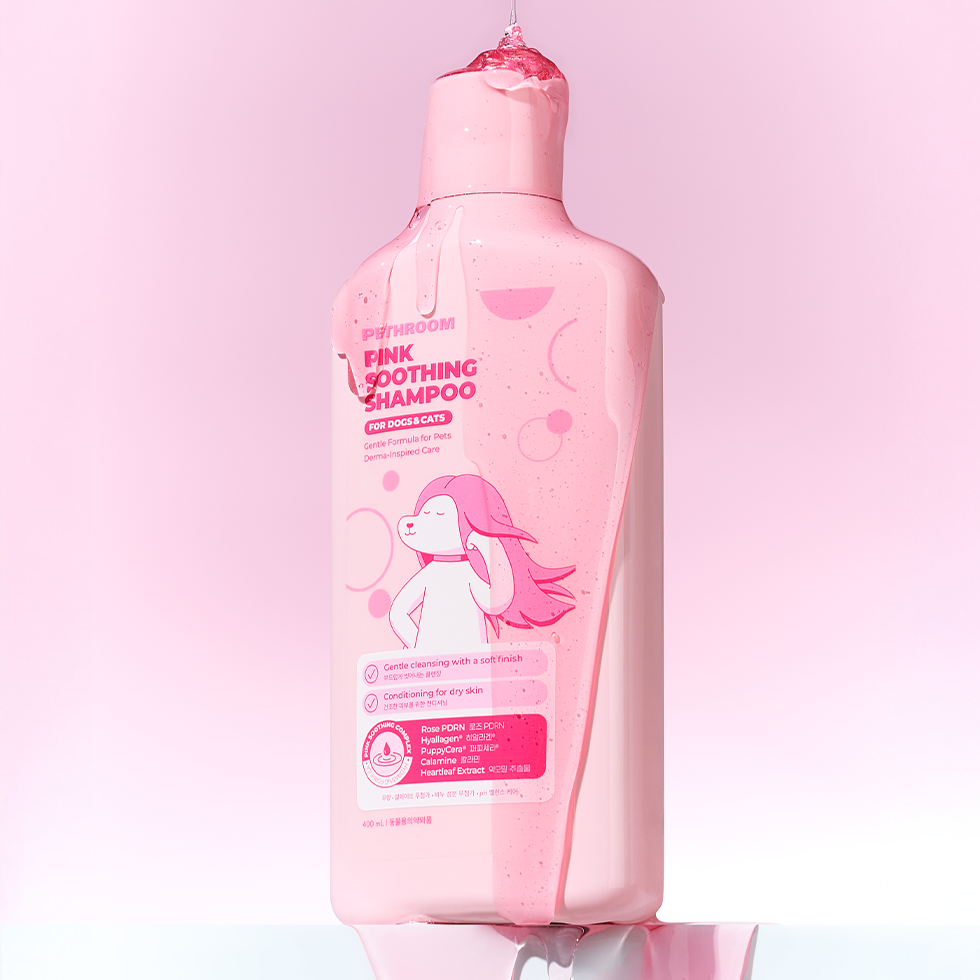 PETHROOM | 3 in 1 Pink Soothing Shampoo (For Dogs & Cats)