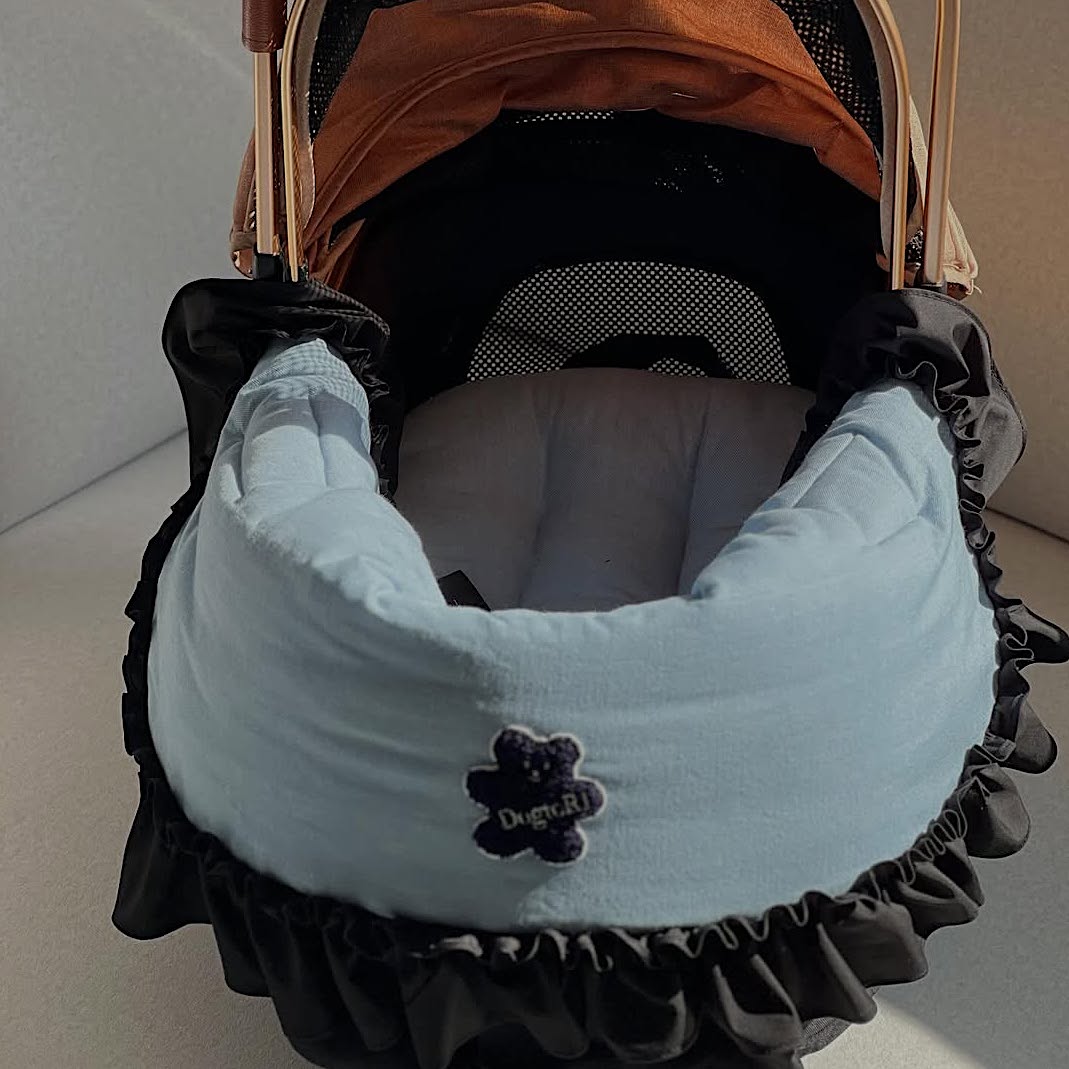 DOGTORI寵物車圍邊墊 | 可加購車墊 (牛仔淺藍色)