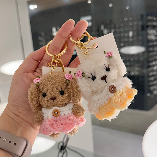 狗狗掛飾 | 針織裙仔款 | 頭仔有花花超可愛