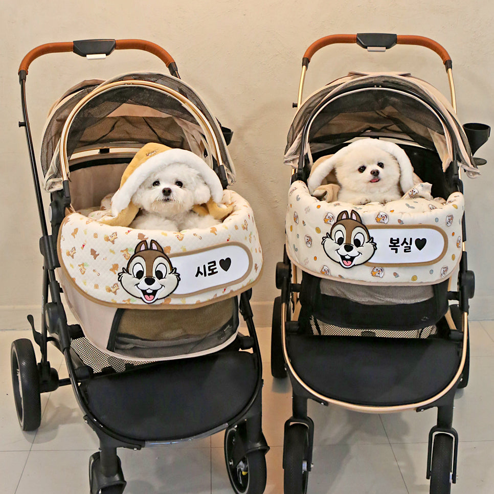 Chip n Dale Stroller Comforter | Reversible | Custom Name Tag!