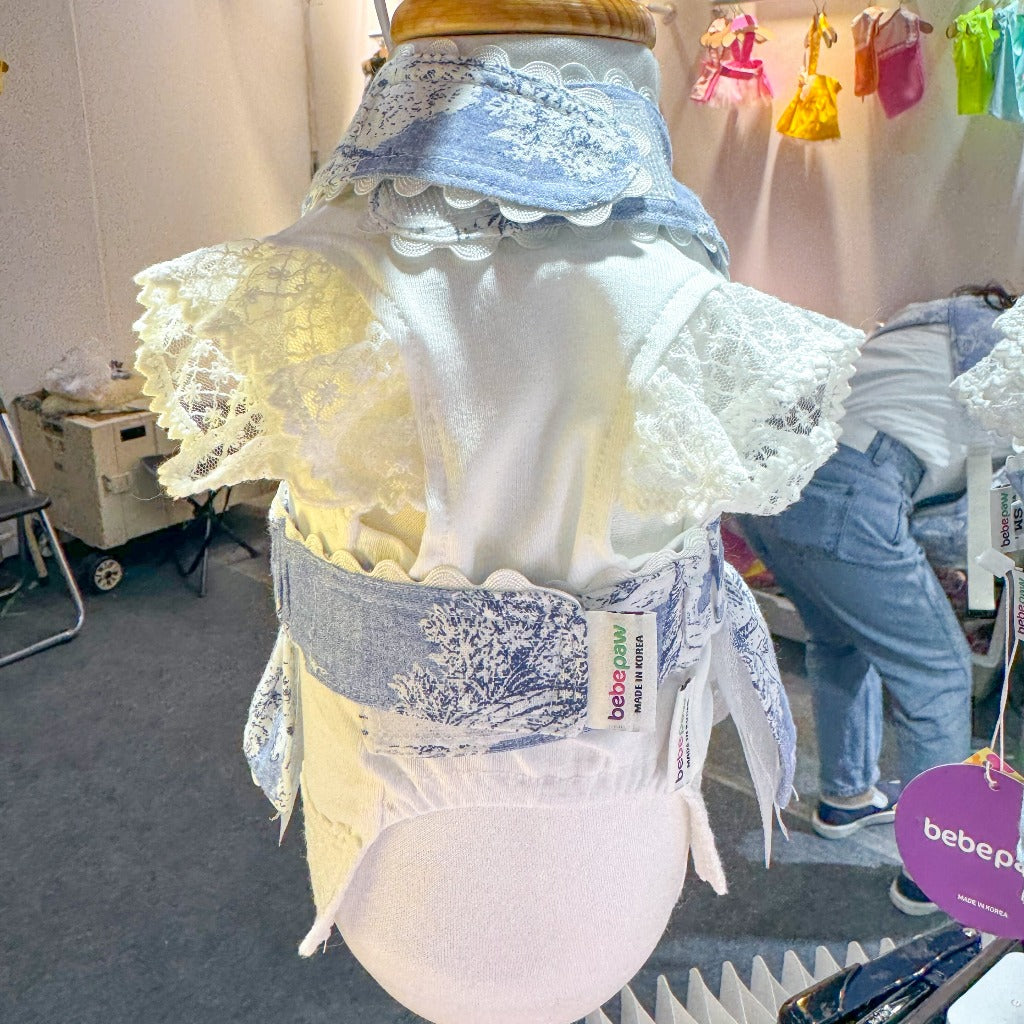 Lovely Heart Tutu Harness (French Denim)