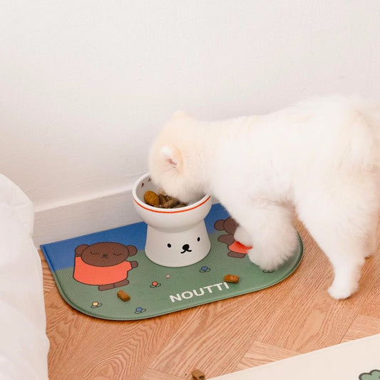 Flower Boris Footed Pet Bowl