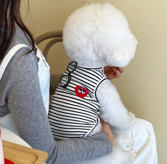 Heart Striped Vest