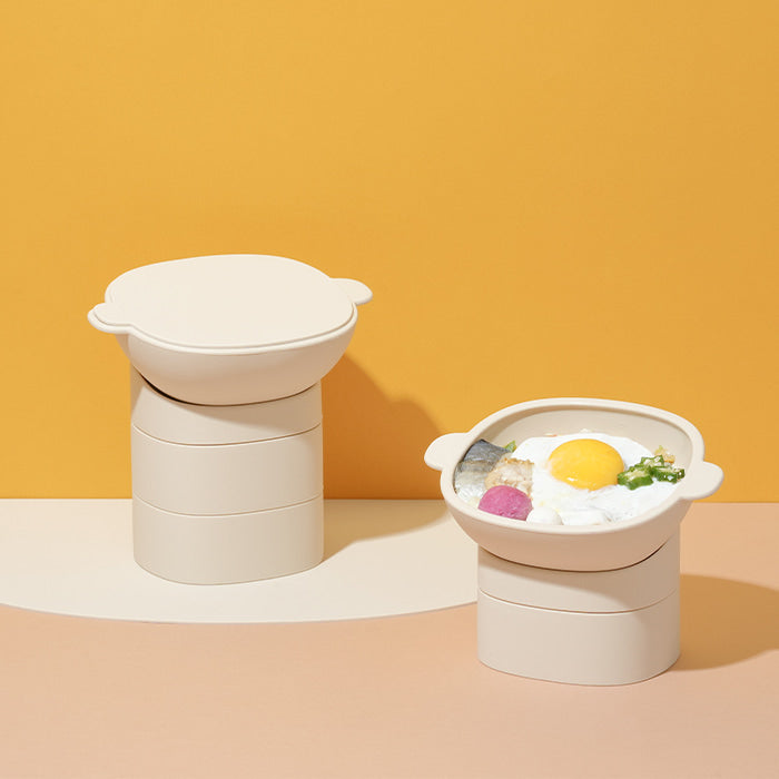 PUPPING Adjustable Elevated Silicone Bowl (With Cover)