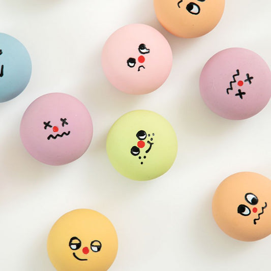 可愛表情乳膠波波