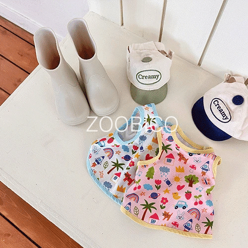 Sketchbook Cooling Vest 可愛手繪涼感背心