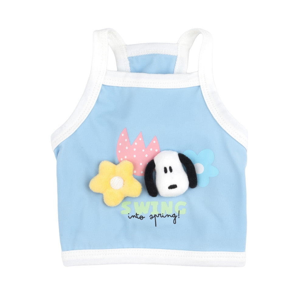 立體SNOOPY頭仔涼感背心 | 可愛短身款