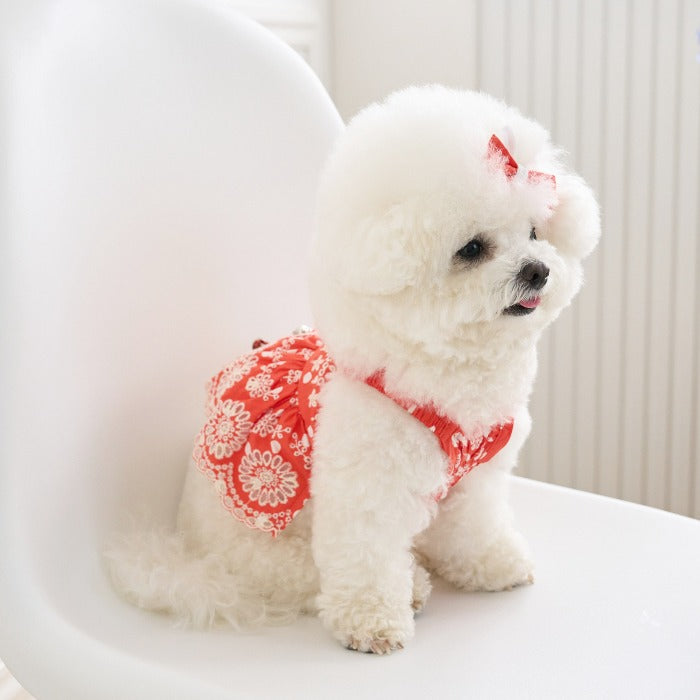 Love Dot 裙仔 (紅橙色)