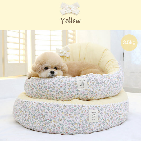 Floral Garden Sofa Round Bed