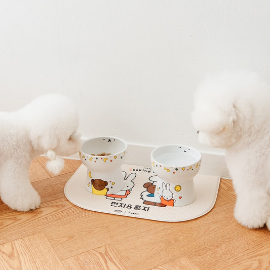 NOUTTI | Miffy & Boris嘉年華高身陶瓷寵物碗