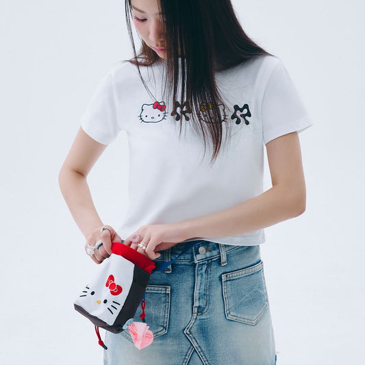ARUMARU | Hello Kitty Treat Bag (Multi) | 可放零食/水樽 | 可抽出便便袋 | 多暗格 | 可斜孭或繫於腰間 | CORDURA面料