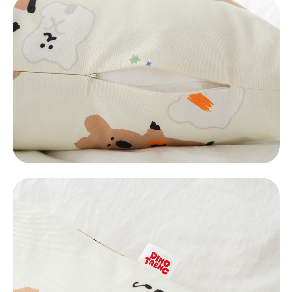 DINOTAENG Quokka Bed Cover