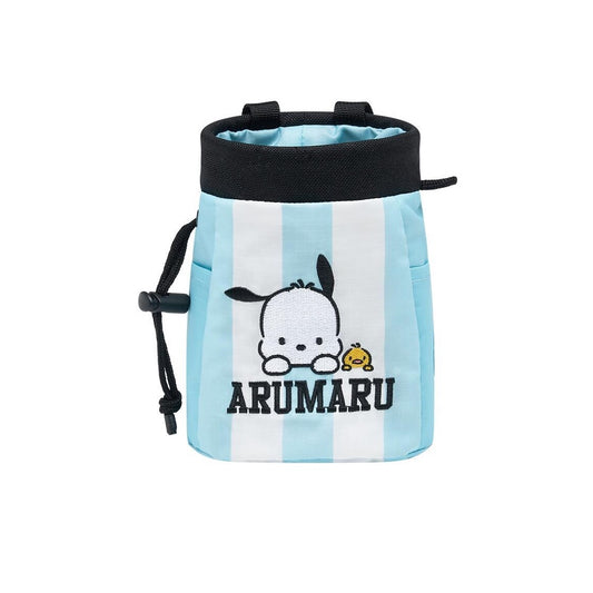 ARUMARU | Pochacco Treat Bag (Light Blue) | 可放零食/水樽 | 可抽出便便袋 | 多暗格 | 可斜孭或繫於腰間 | CORDURA面料
