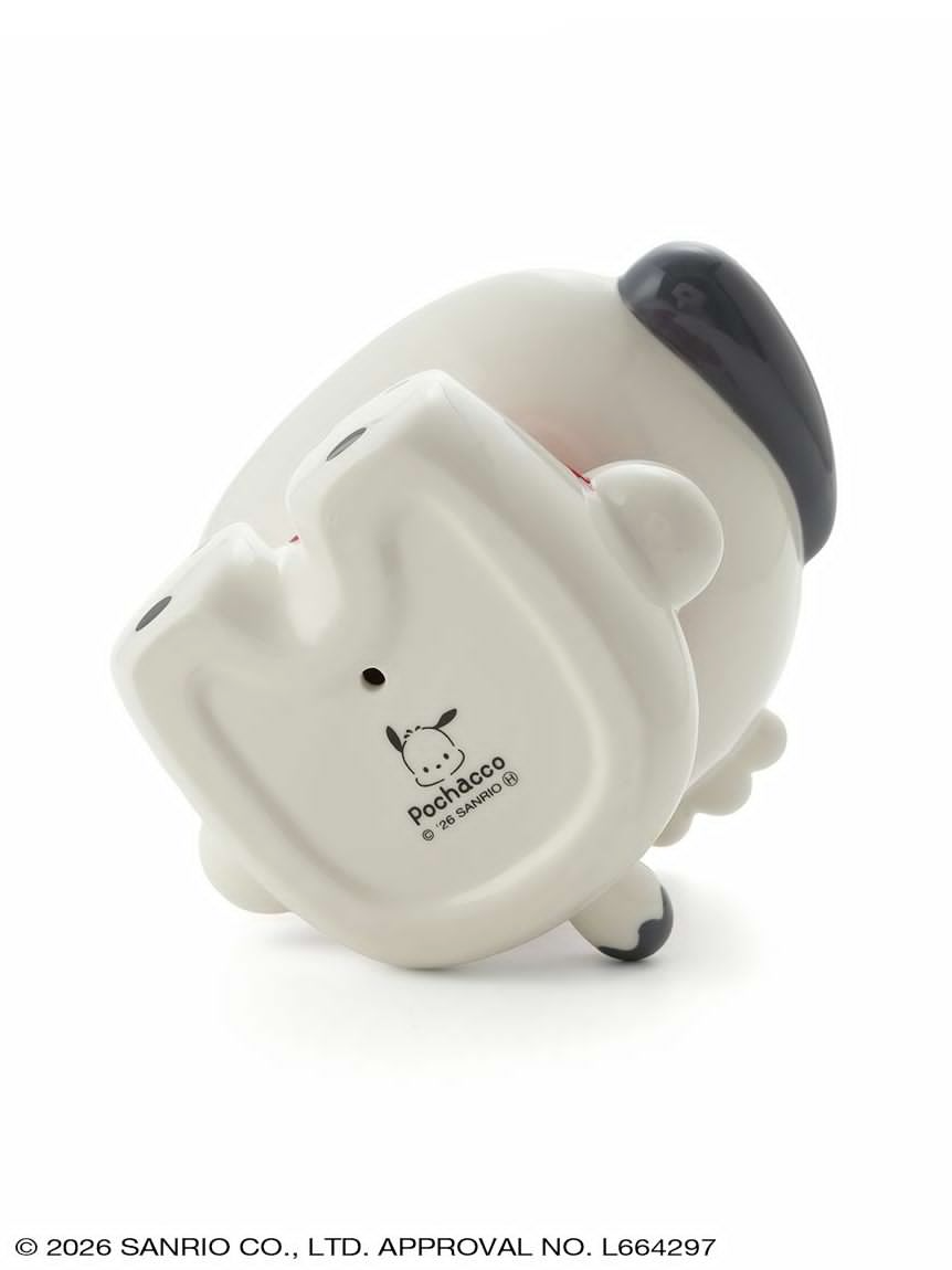 Hello Kitty & Pochacco Footed Pet Bowl | 100% Porcelain