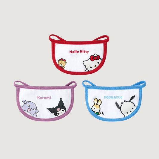 likalika | Sanrio Bib | Hello Kitty & Kuromi & Pochacco