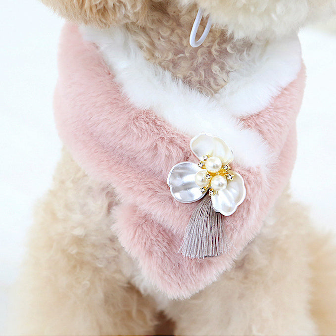 Pearl Flower Hanbok Scarf