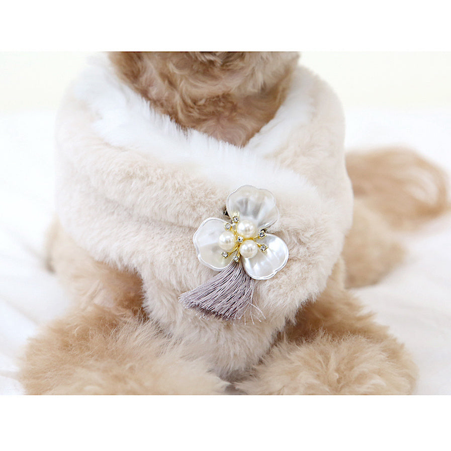Pearl Flower Hanbok Scarf