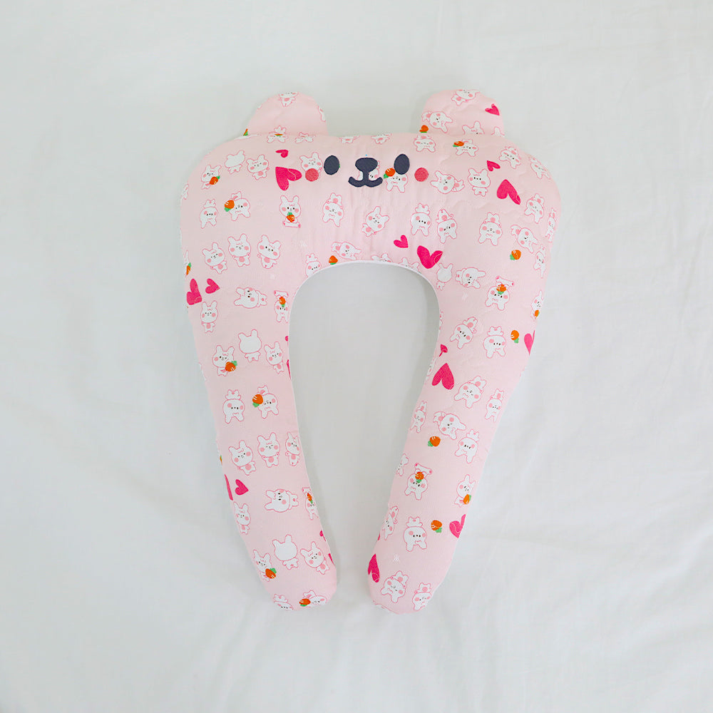 Pink Rabbit Cooling Hug Pillow