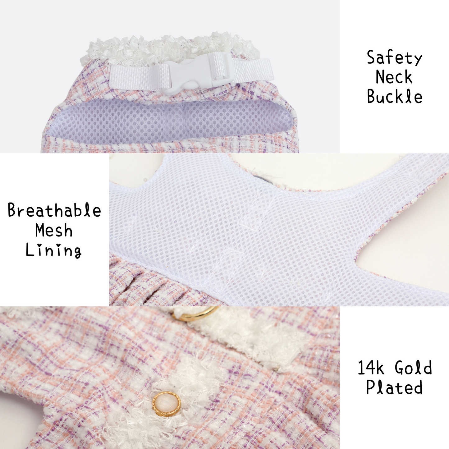 Camellia Tweed Harness