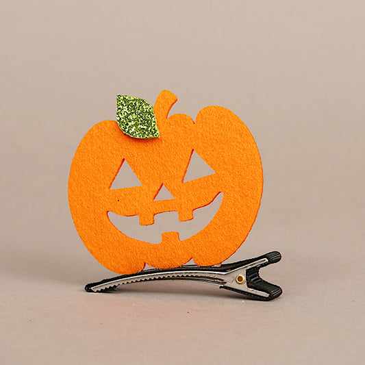 Halloween Pumpkin Hairpin