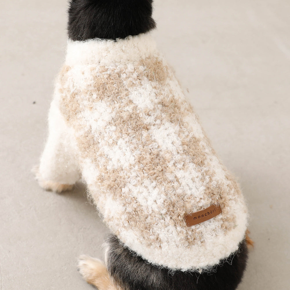 Check Knit Top