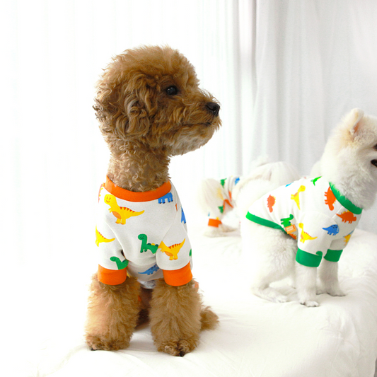 Dinosaurs Orange All-in-one