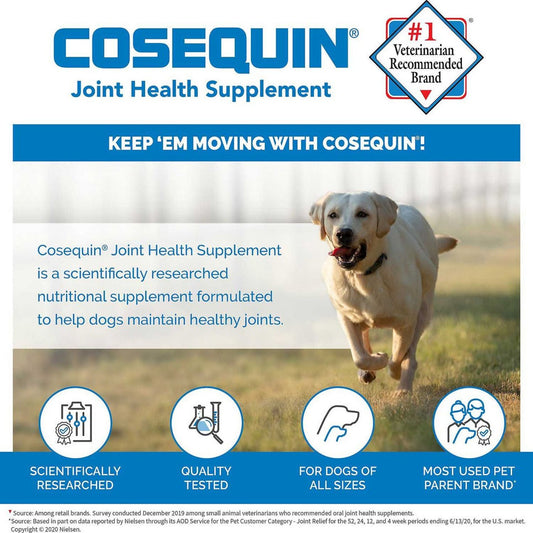 Cosequin Minis Maximum Strength Plus MSM and Omega-3s, 45 Soft Chews