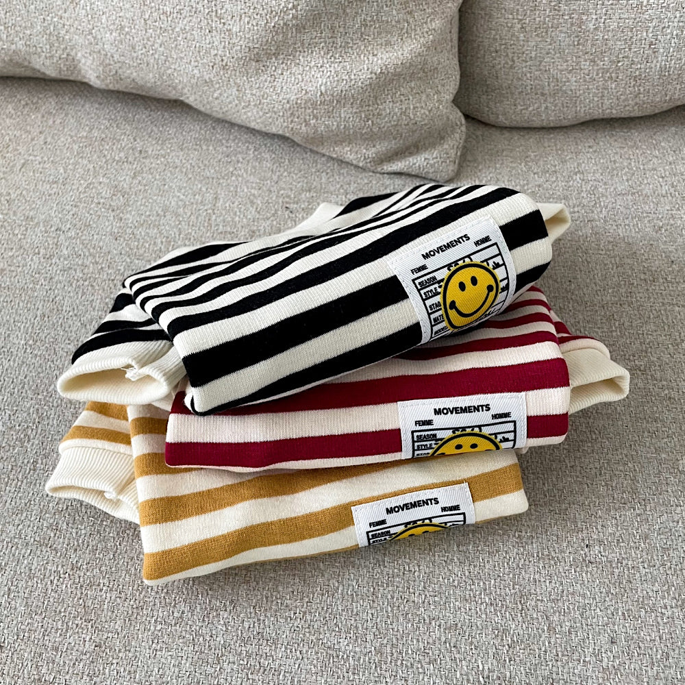 Smiley Striped Tee