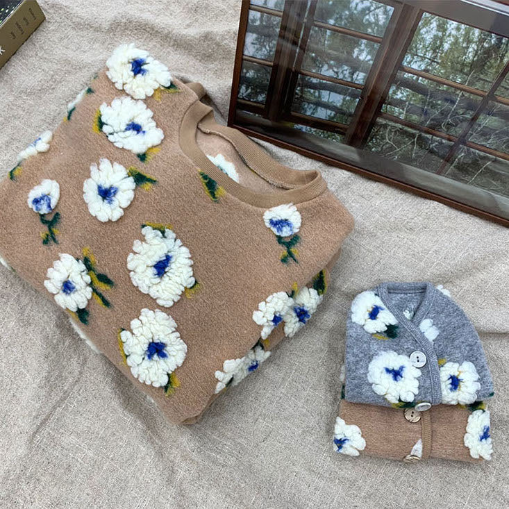 Cotton Flower Vest Jacket (Couple Style)