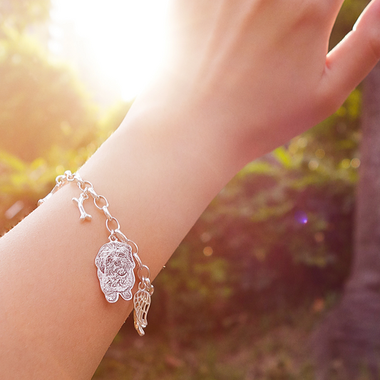 Charm Bracelet - with 1 Custom Pendant