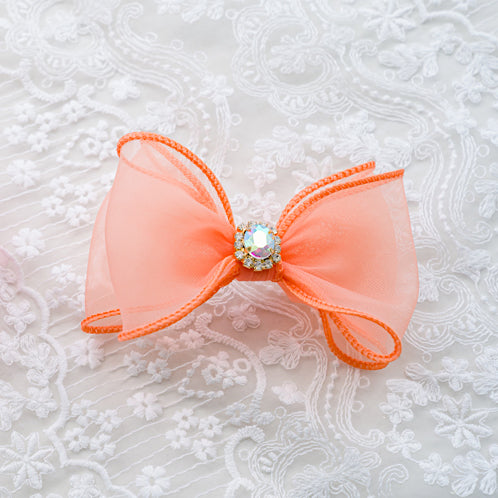 Chiffon Ribbon Hairpin (Pair with Punching Lace Harness)