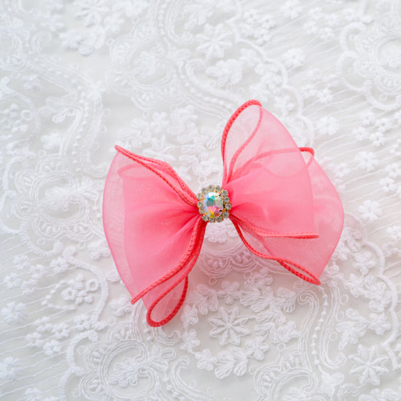 Chiffon Ribbon Hairpin (Pair with Punching Lace Harness)