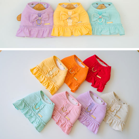 Golden Puppy Corduroy Harness (7 colors)