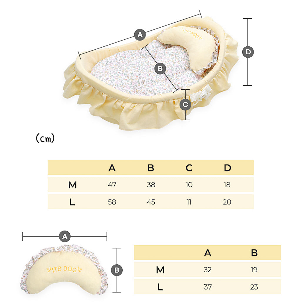 Floral Garden Cradle Bed