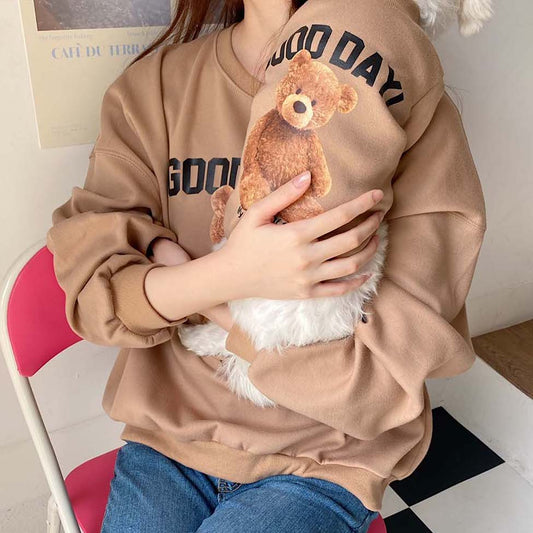 親子裝-Good Day 泰迪熊衛衣