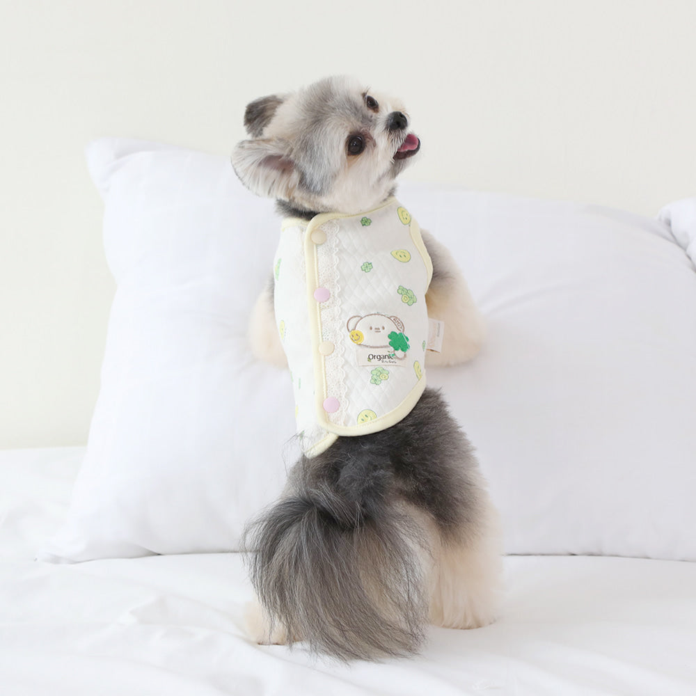 Organic Cotton Lovey Hani Quilted Vest Jacket