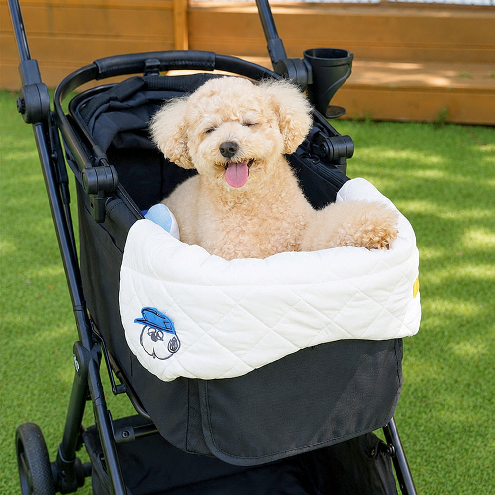 Snoopy & Olaf All-in-One Dual-Sided Stroller Cushion + Comforter (Cooling & All-Season)