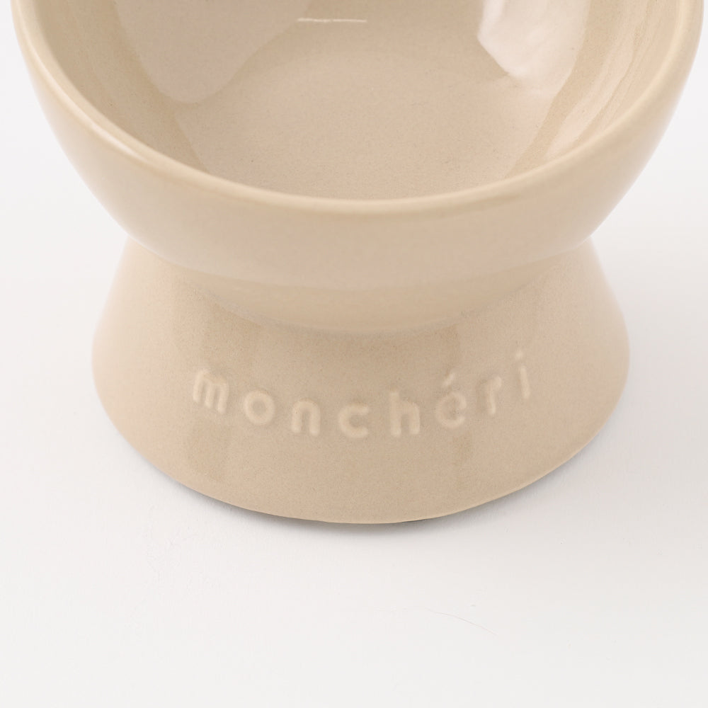 Bear-Shaped Elevated Ceramic Pet Bowl