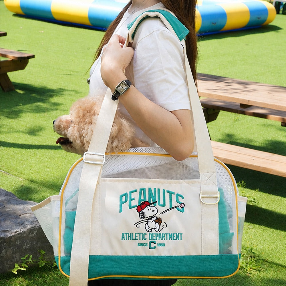 Snoopy Varsity Cool Mesh Pet Bag