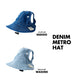 Denim Metro Hat