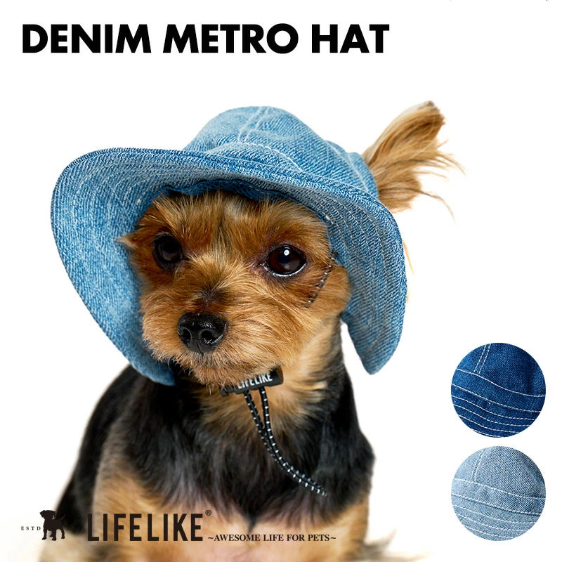 Denim Metro Hat