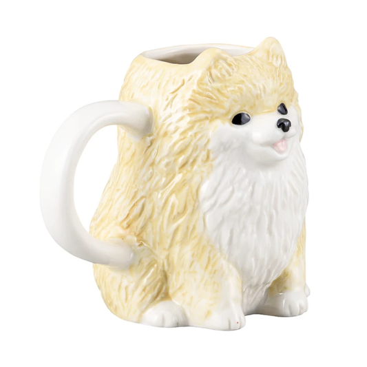 Pomeranian Die-Cut Mug