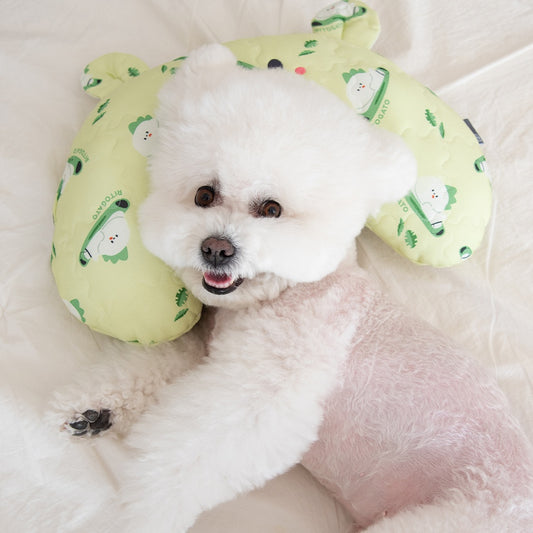 人造絲半月型枕頭 (Ice Bear款－3色)