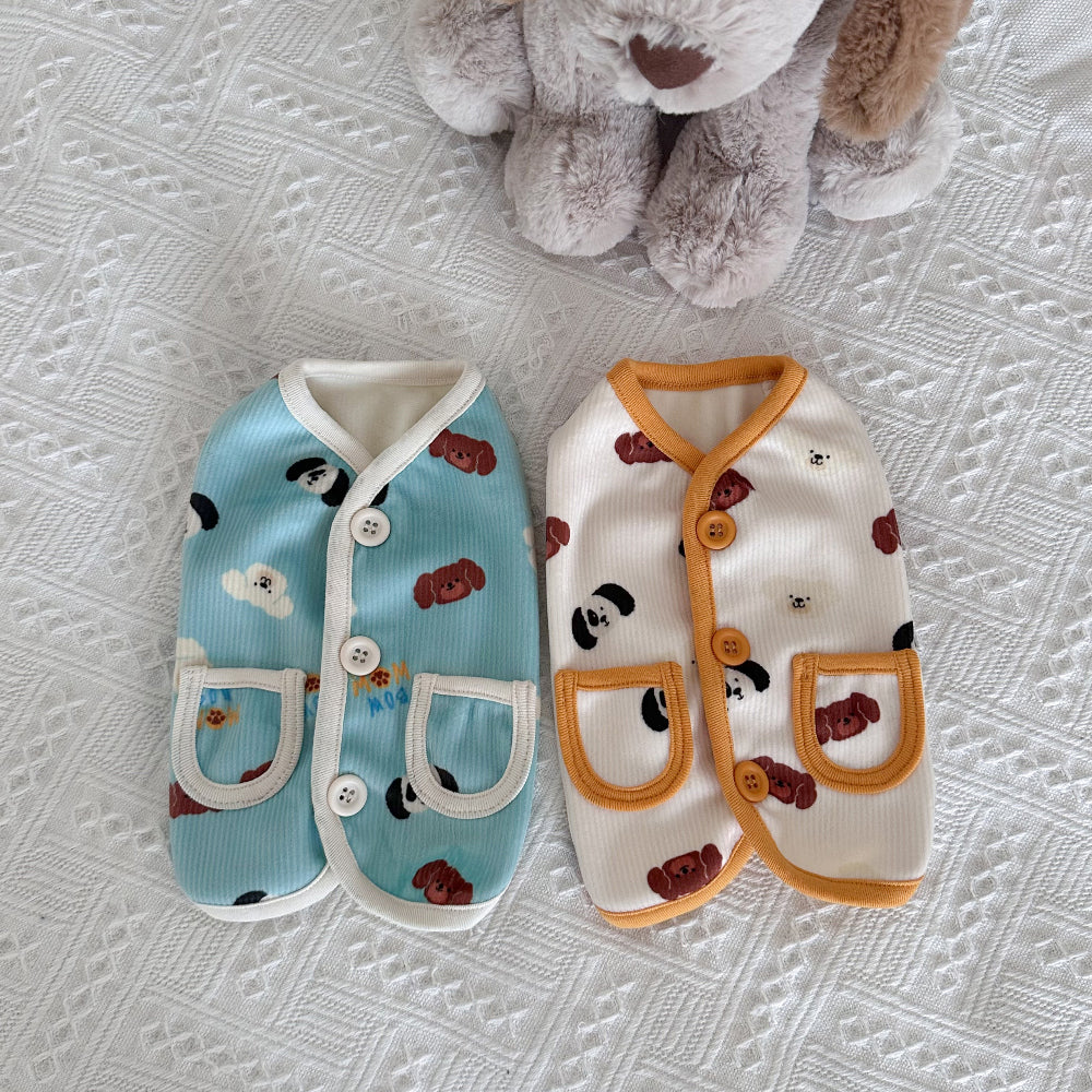 可愛狗狗背心外套