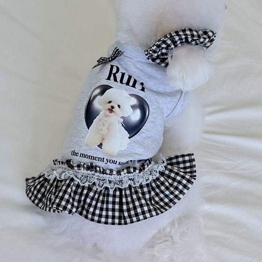 Monotone Dress | Custom Name & Photo