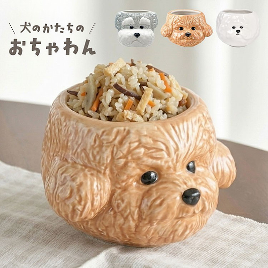 Toy Poodle Die Cut Bowl