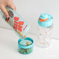 One Touch Snack & Water Bottle (All-in-One)